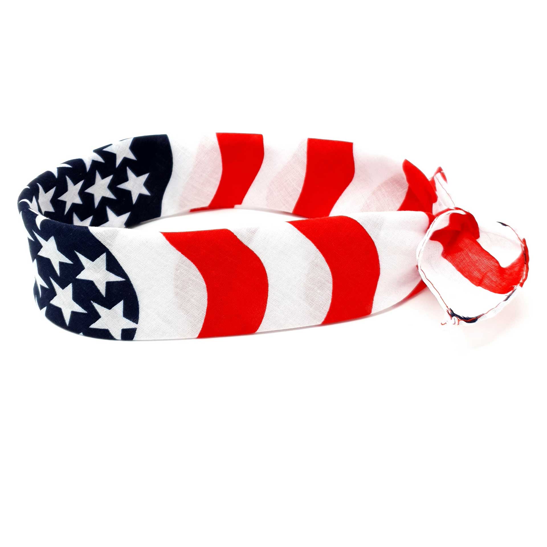USA Flag Cotton Bandana - Mens & Womens Bandanas - Shyface